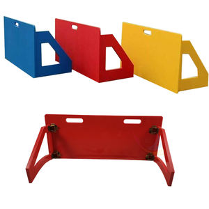 Pannello <span class=keywords><strong>di</strong></span> Rimbalzo per Calcio in HDPE Nero con Maniglia, <span class=keywords><strong>Dimensioni</strong></span> Personalizzabili - Product Image 4