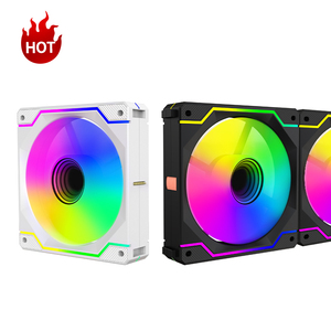 새로운 게임 PC 팬 <span class=keywords><strong>CPU</strong></span> 쿨러 컴퓨터 케이스 ARGB 팬 120mm 냉각 마더 보드 동기화 맞춤형 로고 도매 소매 업체 PC 데스크탑 - Product Image 1