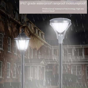 12W 30W estilo europeo antiguo al aire libre impermeable IP65 LED Pilar jardín césped luz para paisaje patio paso jardín Luz - Product Image 5