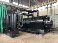 Machine à fabriquer du charbon de bois en acier inoxydable à haute teneur en carbone, haute efficacité, faible consommation d'énergie, carbonisateur horizontal sans fumée