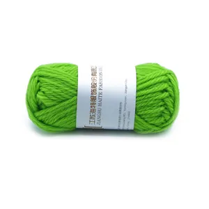 Fil de laine 100% coton pour tricot, doux, tricoté à la main