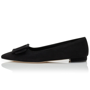 Eleganti <span class=keywords><strong>Ballerine</strong></span> Oversize con Fibbia in Camoscio, Punta Affusolata, Slip-on per Donne, Scarpe Classiche da Ufficio, Vendita all'Ingrosso OEM ODM - Product Image 6