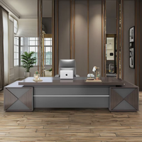 Di lusso moderno capo Desk Executive ufficio Computer Manager scrivania casa ufficio mobili modulari