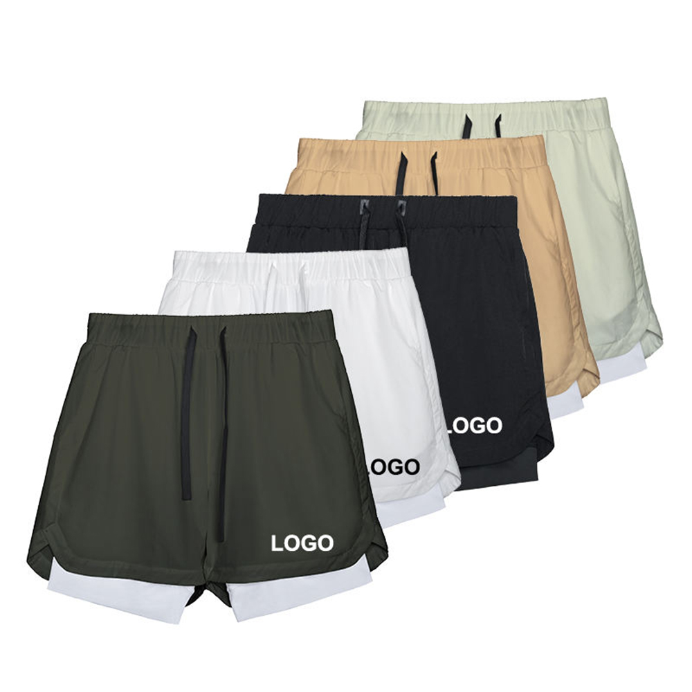 Pantaloncini in poliestere da uomo personalizzati in argento