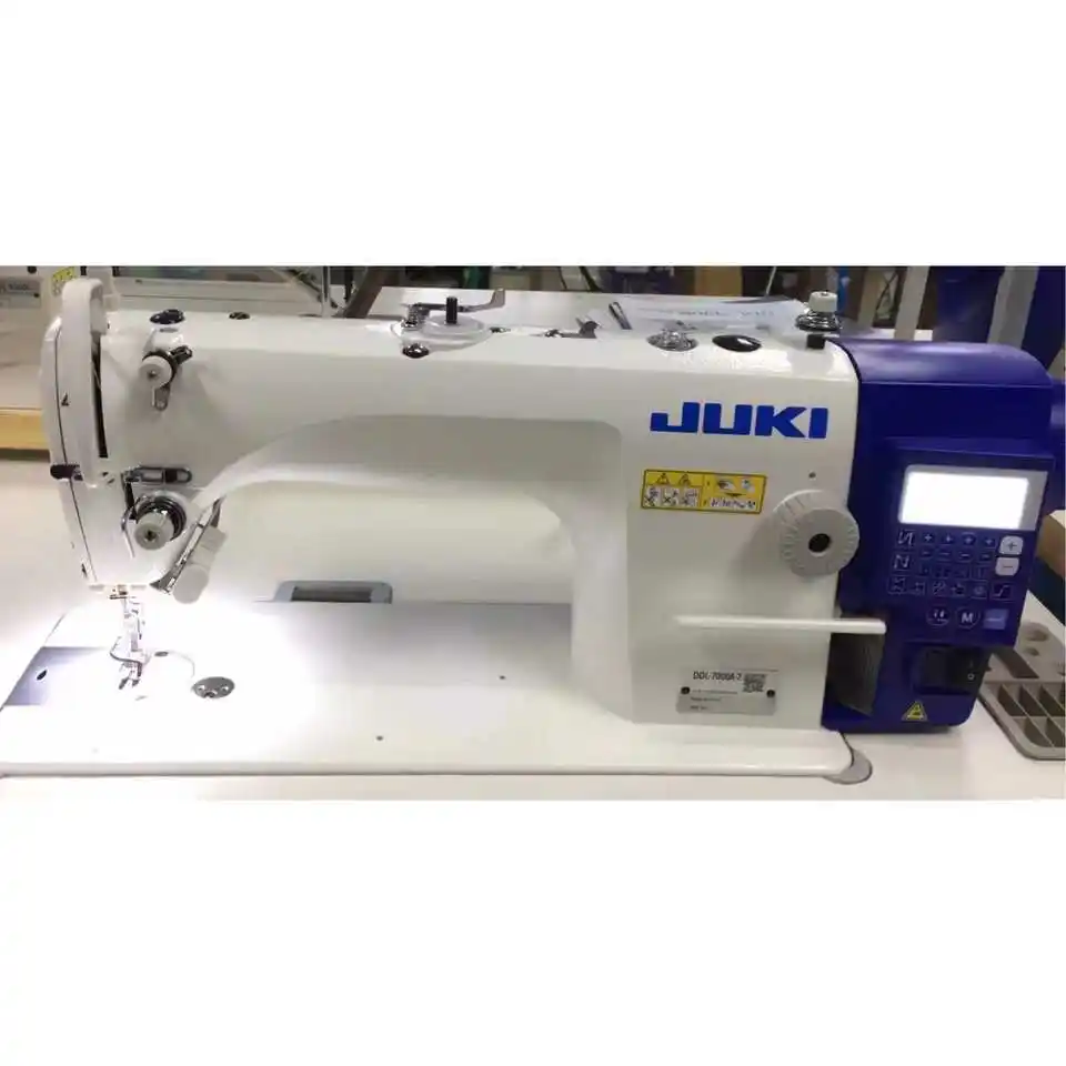 중국 공장 Jukis DDL7000A-7 단일 바늘 직접 드라이브 Lockstitch 기계 자동 스레드 트리머