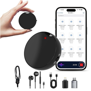 Mini Micrófono Colgante con Grabación de Voz HD y Cancelación de Ruido para Estudio/Conferencias/Negocios, Reproductor MP3, Diseño USB Portátil - Product Image 5