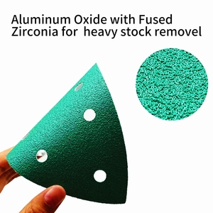 100x150mm 7-Hole yeşil Film zirkonya zımpara Pad 60-2000 # 100% cırt cırt aşındırıcı araçlar ürün - Product Image 3