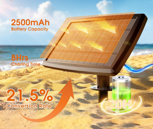 Guirlande lumineuse solaire de Noël de 54 pieds, IP65, intérieure/extérieure, étanche, télécommande, longueur personnalisable, 26 ampoules LED, jardin - Product Image 2