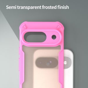 Pour Google Pixel 9 Armor Glaze <span class=keywords><strong>PC</strong></span> Hybrid TPU Phone Case(Pink) - Product Image 5