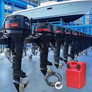 มอเตอร์ทรอลลิ่งแรงขับสูง ราคาโรงงาน รับผลิตตามแบบ (OEM) เครื่องยนต์เบนซิน 2 จังหวะ 15 แรงม้า สำหรับเรือยาง - Product Image 1