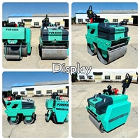 Rouleau de compactage diesel à double tambour pour les zones de compactage de terrassement