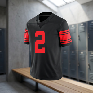 Camiseta de Fútbol Personalizada con Sublimación, 100% Poliéster, Transpirable, Diseño Bordado, Estilo Urbano, Jersey de Fútbol Corto de Malla - Product Image 3