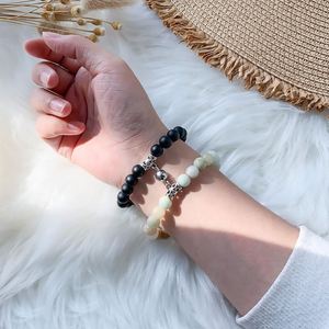 Bracelet en pierre naturelle avec perles de verre colorées, accessoires de yoga, politique de prix progressif pour les grossistes, prise en charge des lots mixtes - Product Image 4