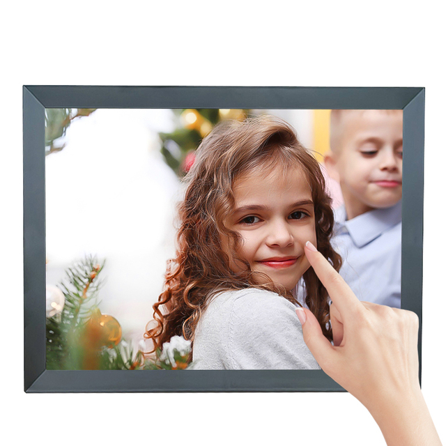 15 Inch Square Screen Digital Photo Frame Wifi Frameo APP Loop Video Cloud Digital Picture Frames
