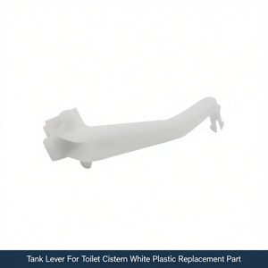 Palanca de descarga para cisterna de inodoro, pieza de repuesto de plástico blanco para uso en el baño - Product Image 3