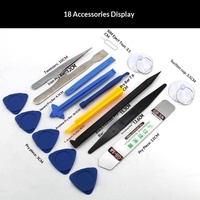 Bestseller - Ensemble de tournevis 22 pièces pour la réparation de téléphones portables et de tablettes - Kit d'outils de démontage Apple/Android - Acier 45
