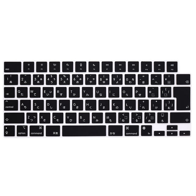 Silicone Japanese Keyboard Guard for MacBook Air15 M2 A2941&Air13.6 A2681(2023-2021) MacBook Pro 14" 16" A2442/A2779/A2485/A2780