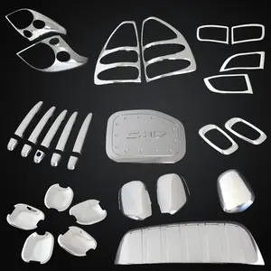 YCSUNZ – kit complet combo en plastique chromé pour Toyota Prado FJ120 2003-2009, accessoires extérieurs