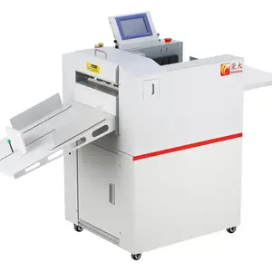 high speed Air suction automatic digital paper creasing machine