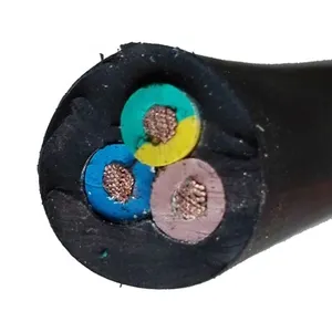Caliente vender 450/750V conductor de cobre funda de goma Flexible Cables