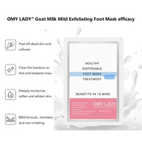 Logo personnalisé gratuit Marque privée Nourrissant Hydratant Peeling de la peau masque de pied et masque de pied talon gants exfoliants