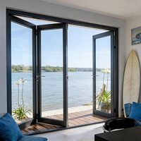 Puerta de Patio de Aleación de Aluminio con Certificación CE, Resistente a Huracanes, Vidrios Low-E, Diseño Moderno para Uso en Exteriores, Apartamentos y Hoteles