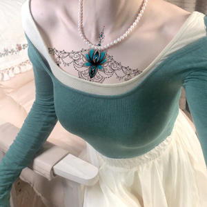 Pegatinas de <span class=keywords><strong>tatuaje</strong></span> temporales personalizadas <span class=keywords><strong>para</strong></span> mujeres diseños de <span class=keywords><strong>flores</strong></span> de mariposa cubierta cicatriz brazo pecho arte corporal - Product Image 3