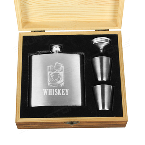 Shunstone Cá nhân hoá tùy chỉnh 5oz thép không gỉ <span class=keywords><strong>Whiskey</strong></span> Hip <span class=keywords><strong>Flask</strong></span> Bộ quà tặng với Shot Glass và Phễu Bộ quà tặng cho nam giới - Product Image 5