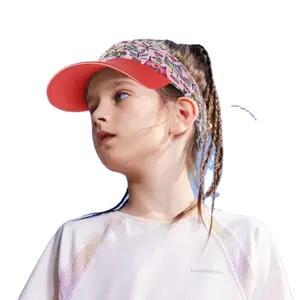 หมวกกันแดดพับได้สําหรับเด็กแห้งเร็ว หมวกกันแดดเด็ก หมวกกีฬาอายุ 3 ถึง 12 ปี