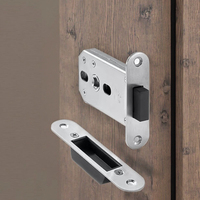 Corps de serrure en acier inoxydable de conception moderne Normcore accessoire d'intérieur magnétique Durable écologique accessoires de fenêtre de porte d'usine