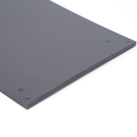 Feuille acrylique noire mate 3mm Feuille acrylique noire givrée