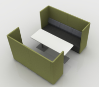 Cabine acoustique pour réunion, bureau, bluetooth, pour une confidentialité complète