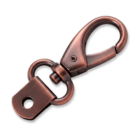 HORSE LOVE 19*76mm 102190 Mousqueton pivotant en zinc, style simple, couleur et design personnalisés