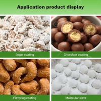 Chocolat Petit Popcorn Spray Dragée Praline Noix Enduit Caramel Sucre Machine d'enrobage pour Noix dans le Chocolat