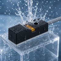 Capteur de proximité magnétique carré monté en hauteur, distance de détection de 20 mm, interrupteur à 3 fils CC, haute sensibilité