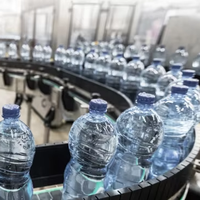 Projet complet de remplissage d'eau minérale en bouteilles PET de 250 ml, 20000 BPH, de A à Z