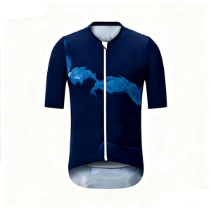 Maillot de cyclisme personnalisé avec logo, léger, respirant, anti-humidité, coupe de course, pour événements cyclistes sur route et sports de plein air - Product Image 1