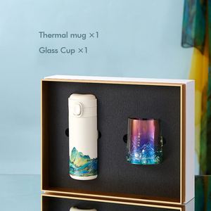 Set de Regalo de Lujo Personalizado con Logotipo para Empresas: Cuaderno, Bolígrafo y Botella de Agua, Taza de Invierno para el Hogar, Set de Regalo para Empleados - Product Image 3