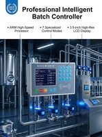 Medidores de Flujo de Agua con Pantalla LCD Digital Aice Tech, Controlador de Flujo, Sistema de Control Cuantitativo de Flujo de Agua Industrial