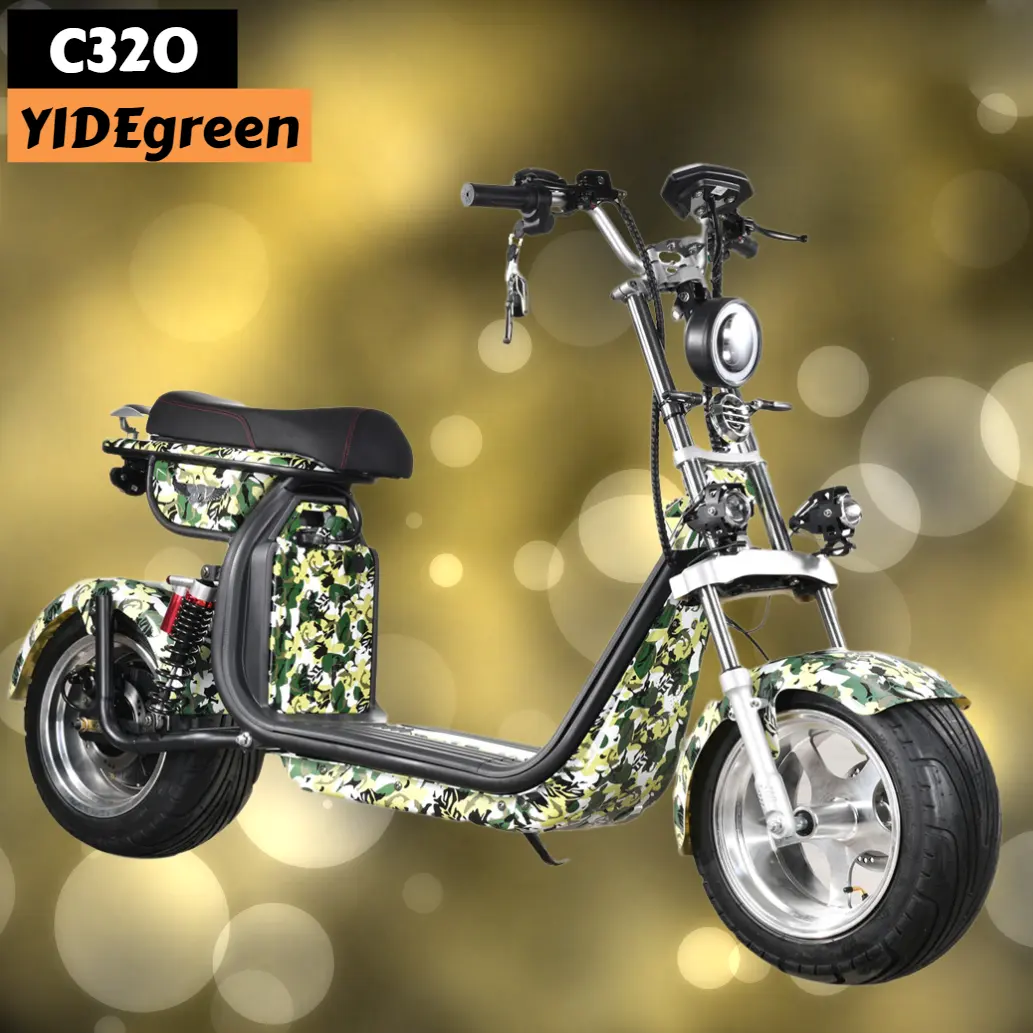 Городской скутер Citycoco 1500 Вт Электрический 2000 Вт Eec большое колесо обзор 2x2 4000 Вт 2 колеса 3000 Вт австралийская батарея Бразилия