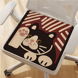 وسادة مقعد ناعمة من البوليستر المطبوع رقمياً بتصميم حسب الطلب، وسادة كرسي أريكة للمكتب والمنزل - Product Image 3