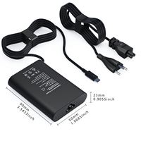 Chargeur pour ordinateur portable 65W USB-C PD Fast 20V 3.25A Type c chargeur adaptateur secteur pour Chromebook XPS 13 LA65NM170 HA65NM170,02YK0F 0M1WCF