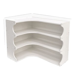 Office Desktop <b>Corner</b> Shelf 4 Tier 49cm Rectangle <b>Storage</b> Organizer For Books Toys And Miscellaneous Items - Product Image 3