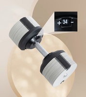 Nouveau modèle d'équipement de gymnastique de fitness à domicile 36kgs haltères en fonte réglables avec ensemble détachable rapide pour l'exercice du corps