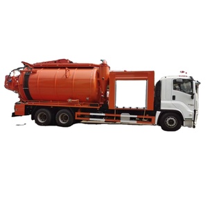 1SUZU GIGA Heavy 6x4 Euro 6 Diesel Sewage <b>Suction</b> Truck 20cbm High Pressure Vacuum <b>Pump</b> Fecal Septic Tanker - Product Image 1
