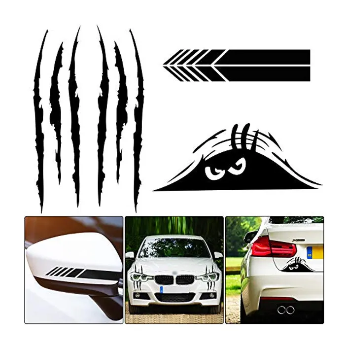 2023 Hot Sales Fashion High Quality Decal Decoration Any Size Any Shape Vinyl Custom Transparency Car Sticker