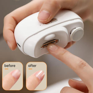 Coupe-ongles électrique amélioré 2026 3-en-1 automatique avec lumière LED, rechargeable par USB, sûr pour bébés, enfants, adultes et seniors - Product Image 2