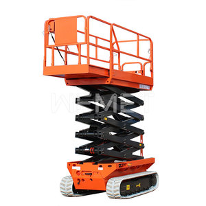 Plataforma elevadora de tijera sobre orugas diésel para terrenos accidentados de 4m, 6m, 8m, 10m, 12m con certificación CE ISO - Product Image 6