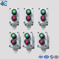 Boîte de commande antidéflagrante avec bouton-poussoir IP66, en aluminium moulé anticorrosion, 220V/380V 10A 1NO1NC Klaisting