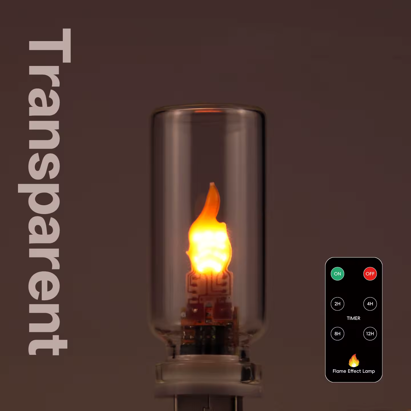 Modèle rouge-transparent et télécommande